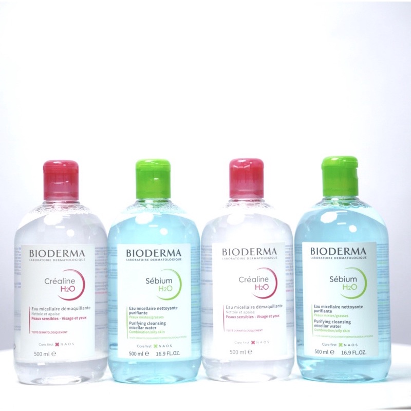 Nước tẩy trang Micellar Water Xanh/Hồng 100ml-500ml