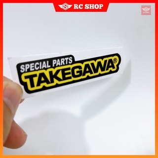 Tem TAKEGAWA Dán Xe Siêu Ngầu [8cm x 2cm]