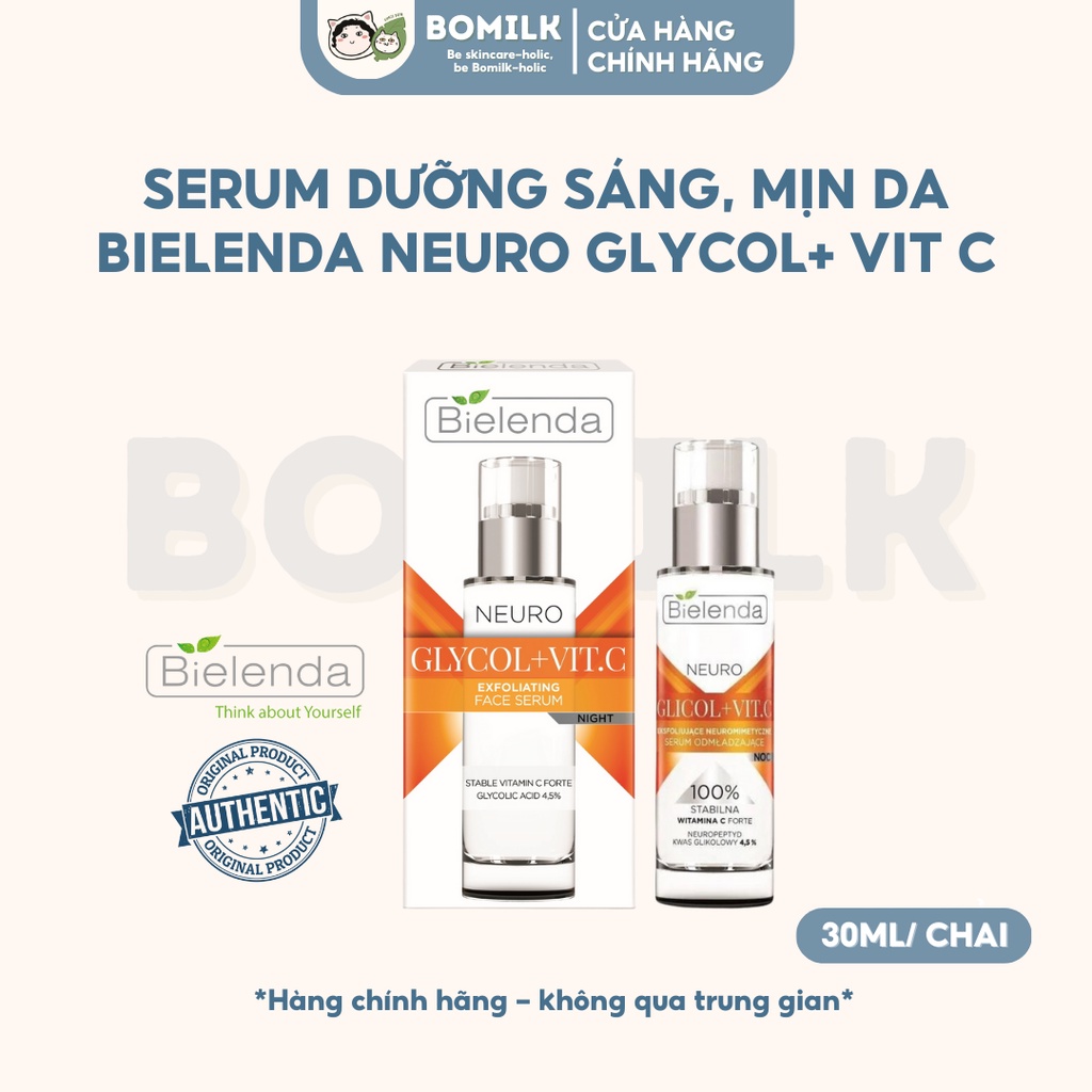 Serum Bielenda dưỡng trắng & mịn da Neuro Glycol VitC