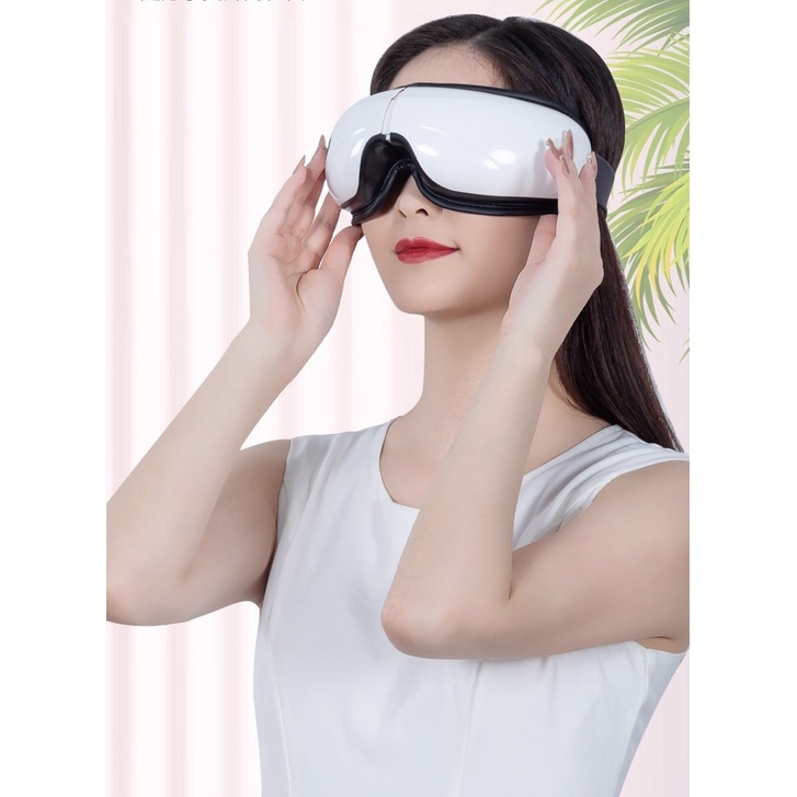 Máy massage mắt Juti Home kết nối bluetooth, rung nóng giảm cuồng thâm, đau mắt
