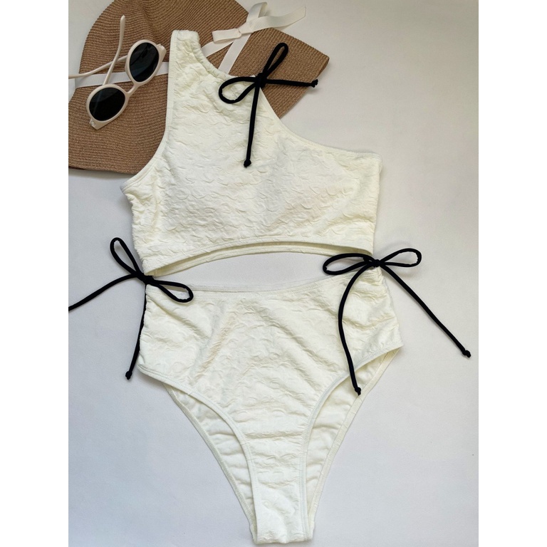 Bộ Bikini Hai Mảnh Buộc Dây Lưng Cao H668