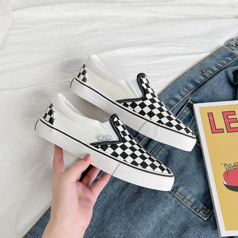 ❤ Giày van , giày thể thao lười slip on nam nữ full box [PunkyRabbit]