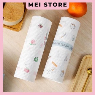 Cuộn Giấy Lau Bếp Hoa Văn Đa Năng