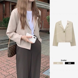 Áo khoác vest,blaze dáng ngắn Ulzzang 2 màu