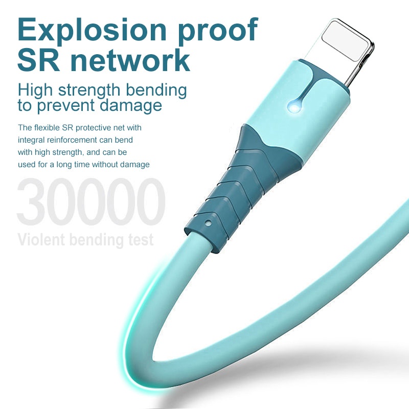 Cáp Sạc Nhanh 5A Cho iPhone 13 12 Mini Pro Max XR 11 X