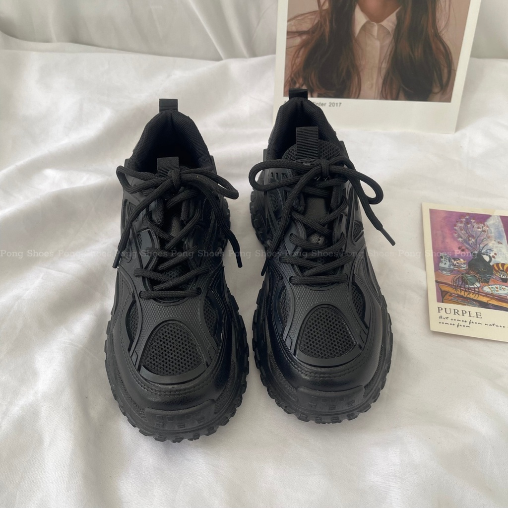 Giày sneaker/ giày thể thao PongShoes đế cao - FULL BOX- Mã 1521