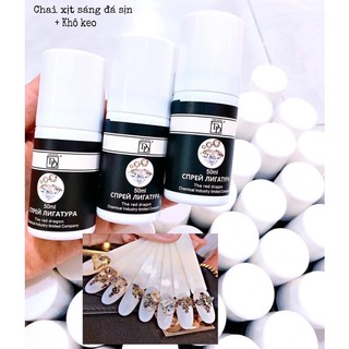 Chai xịt sáng đá nail, khô keo ydd