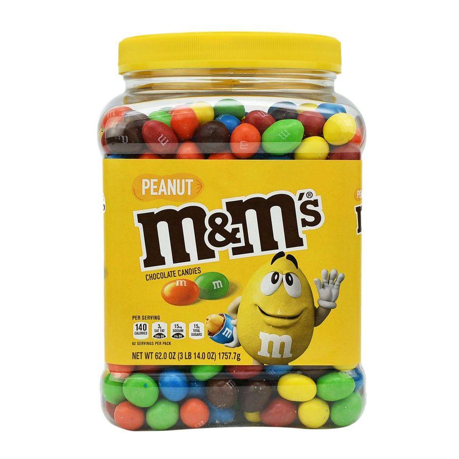 [Ảnh thật] Sản phẩm Socola M&M's Milk Chocolate/ Peanut, Vàng/ Nâu 1.8 kg