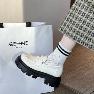 (SẴN - LÙI 1 SIZE) GIÀY LOAFER O50 ĐẾ CAO 6CM DÁNG CHUNKY