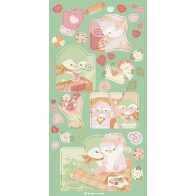 Bongjua | sticker Sweet day-nhãn dán tình iu🌸🌷