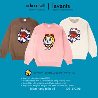 Áo Tay Dài Levents® DORAEMON KNIT SWEATER/ BROWN Unisex dx.resell