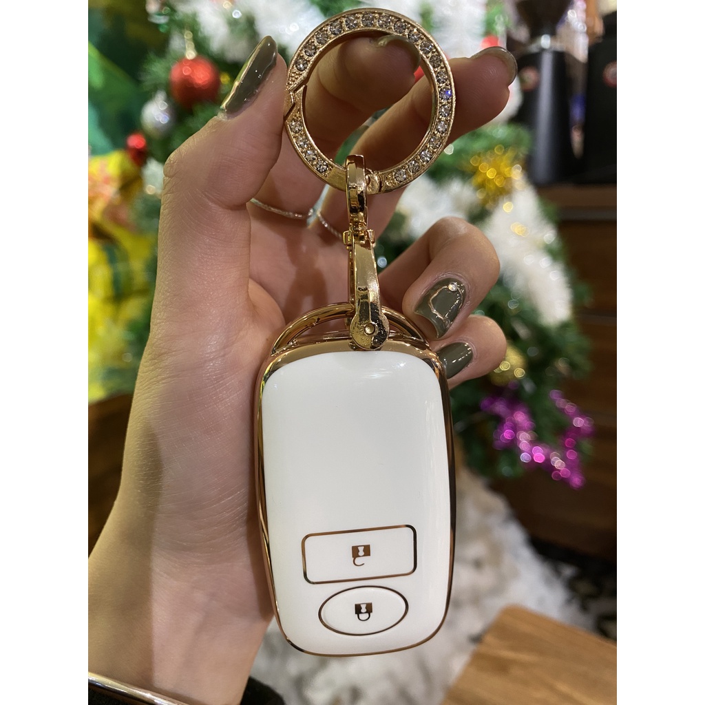 Ốp Khóa Xe Toyota Raize , Veloz , Avanza New Mạ Vàng Cao Cấp Thế Hệ Mới - Vỏ Bọc Chìa Khóa Toyota Raize , Veloz , Avanza