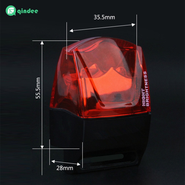 Đèn Cảnh Báo Chống Thấm Nước Có Nam Châm Gắn Đuôi Xe Đạp