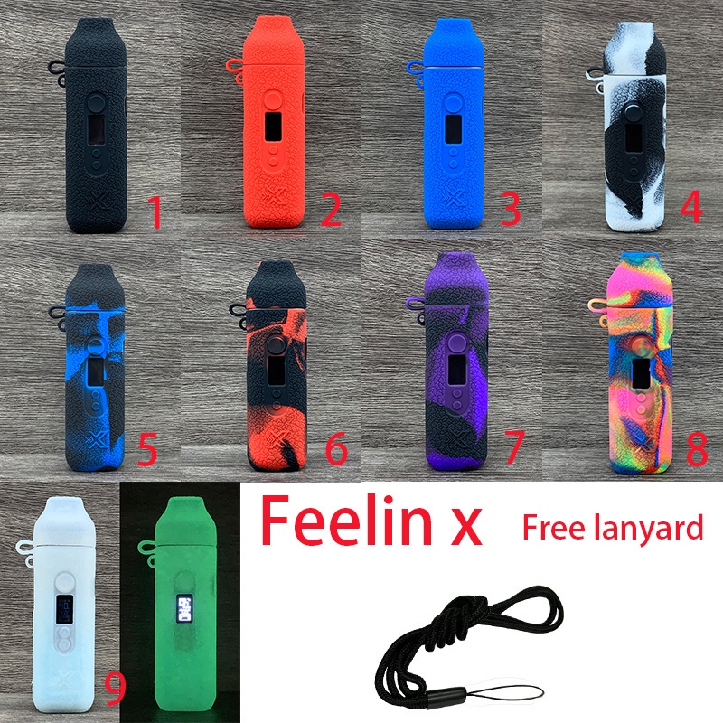 Ốp Điện Thoại Silicone Mềm Kết Cấu Cao Su Kèm Dây Đeo Cho Nevoks Feelin X
