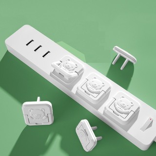 Bịt ổ điện gấu trắng 2 chân