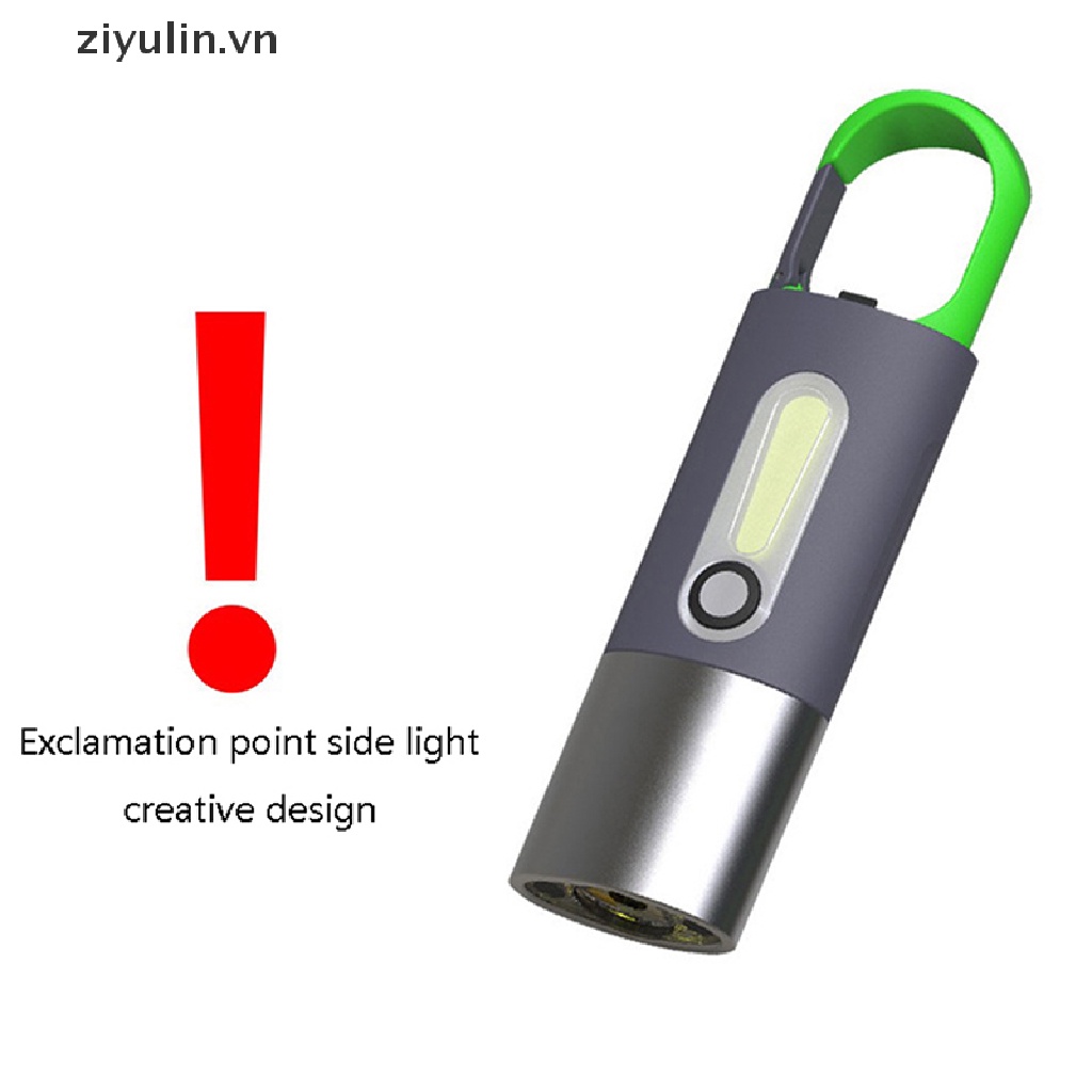 Đèn Pin Mini Siêu Sáng Có Thể Sạc Lại Bằng Cổng USB ziyulin