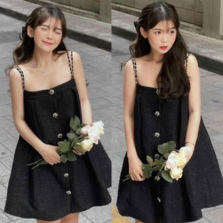 ĐẦM BABYDOLL DẠ HAI DÂY (KÈM VIDEO HÌNH THẬT)