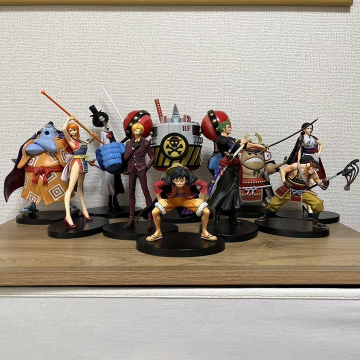 Mô hình chính hãng ONEPIECE - Team Mũ Rơm - Wano -  Ichiban Kuji One Piece vol.100 Anniversary - chính hãng BANDAI