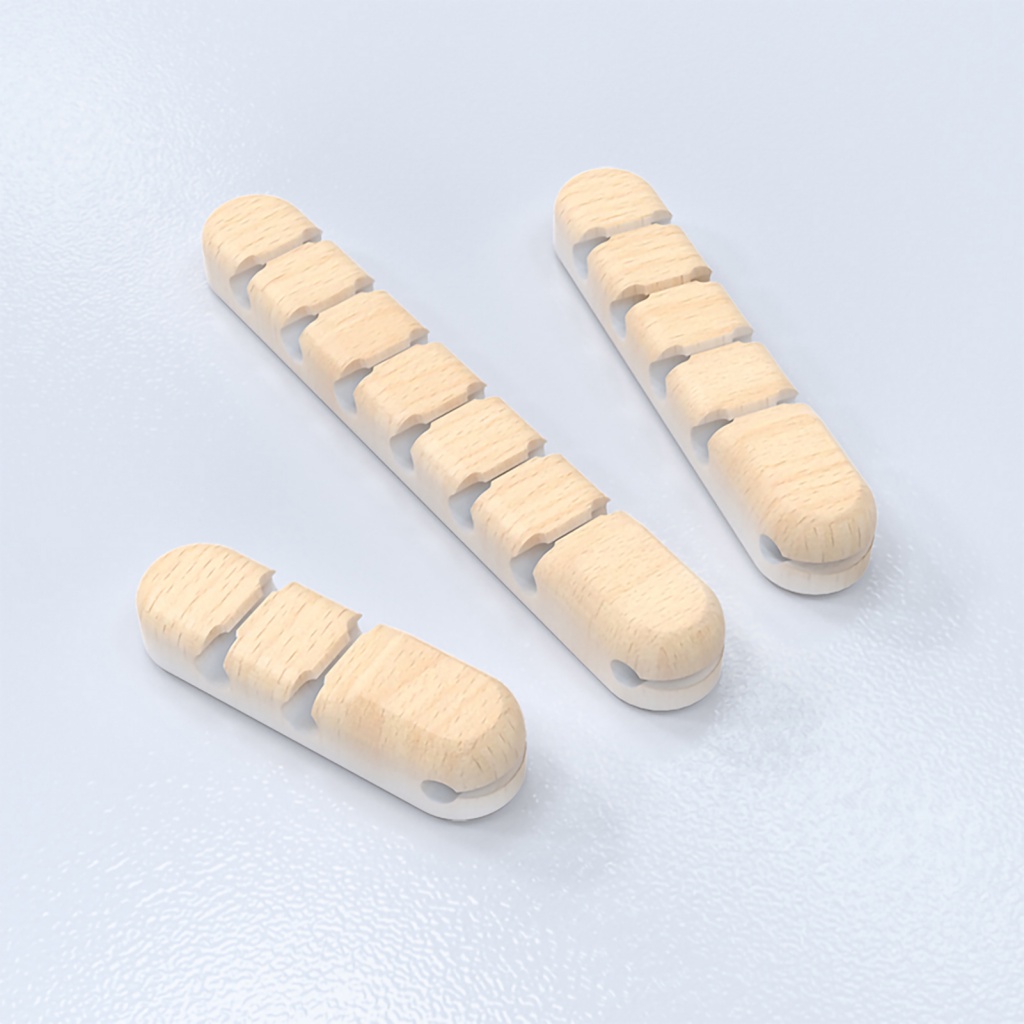 Giá Đỡ Dây Cáp Hình Hoa Hướng Dương 3 / 5 / 7 Lỗ Bằng Silicone Tự Dính Sắp Xếp Gọn Gàng