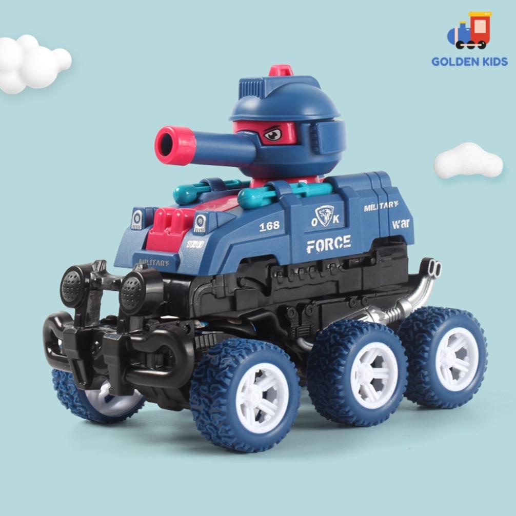 Đồ Chơi Ô Tô Xe Tăng Biến Hình Phát Triển Trí Tuệ Vận Động Cho Bé PANDA TOYS