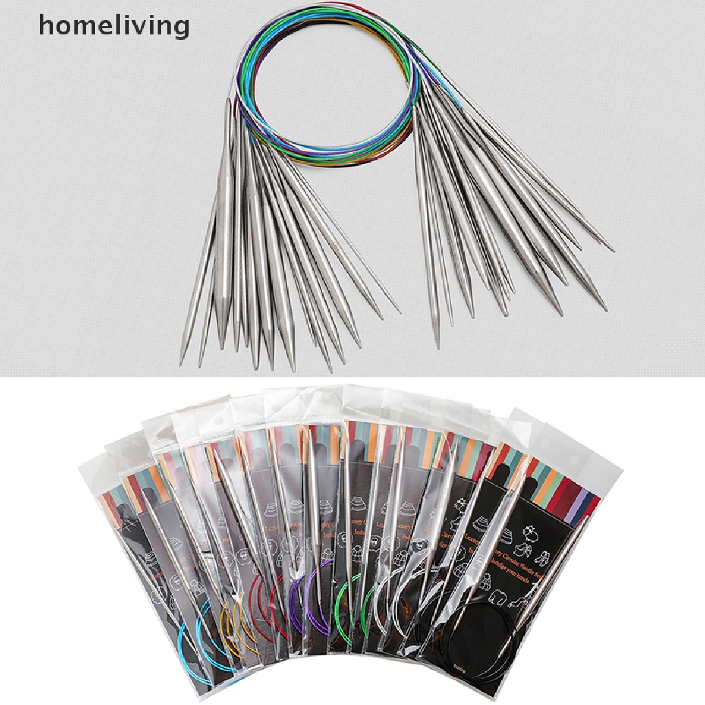 Nhẫn Đan Len Bằng Thép Không Gỉ 43 / 60 / 120cm