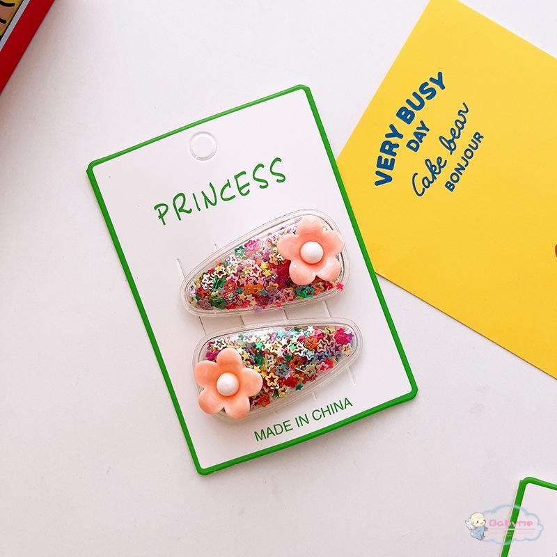 Set 2 Kẹp Tóc 5 Kiểu Dáng Công Chúa Xinh Xắn Dễ Thương Cho Bé Gái