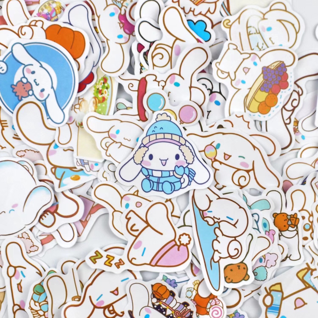 Cinnamoroll Stickers Sanrio Miếng Dễ thương Dán Nhãn dán không thấm nước