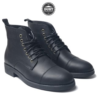 Giày cao cổ Vanguard Boots Black nam da bò sáp ngựa điên cao cấp chất lượng tốt giá rẻ tại hà nội