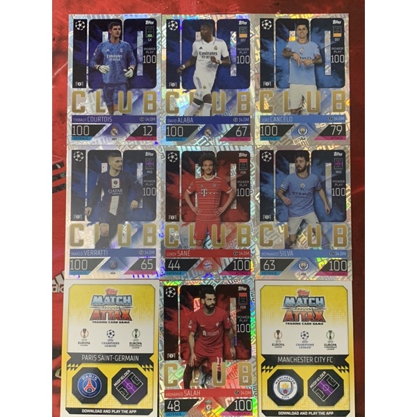 Thẻ Match Attax 2022/23 100 Club