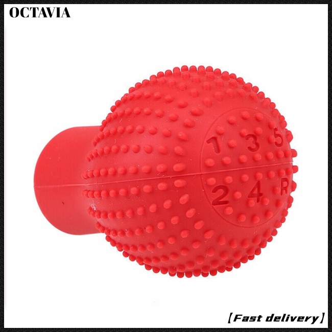 Vỏ Bọc Núm Gạt Cần Số Xe Hơi Hình Tròn Bằng Silicone Thông Dụng Chống Trượt
