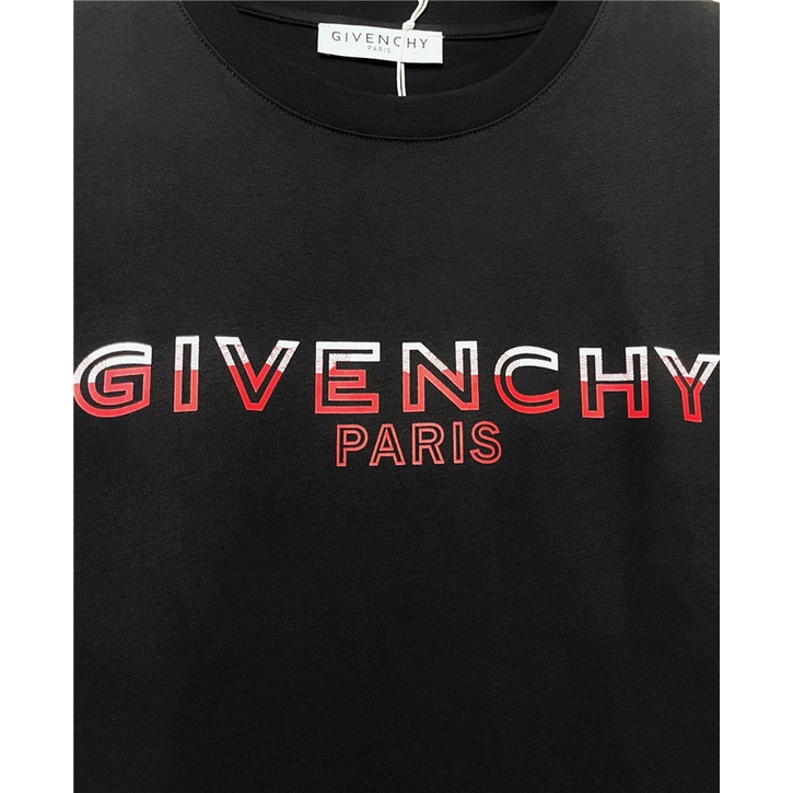 Áo Thun cotton Tay Ngắn Cổ Tròn In Họa Tiết monogram Thời Trang Mùa Hè Cho Nam Giới G1venchy Size S-4XL