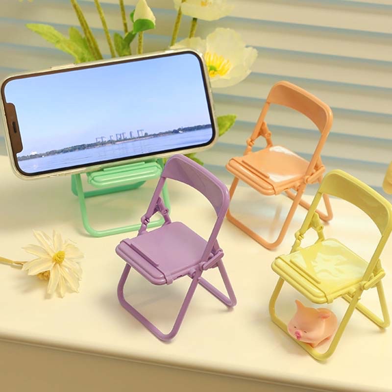 Giá Để Điện Thoại Hình Ghế, Đỡ Điện Thoại Xem Phim Gấp Gọn Siêu Cute