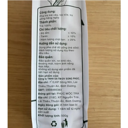 Trà đen Song Phúc số 9