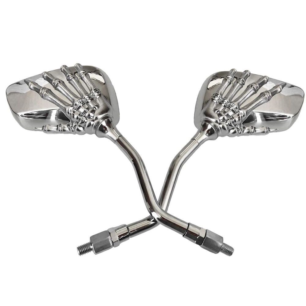 Kính Chiếu Hậu 8 / 10mm Hình Bàn Tay Ma Độc Đáo Cho Xe Mô Tô