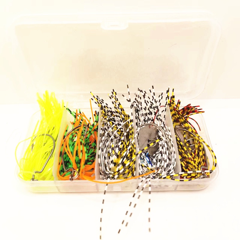 Set 5 Mồi Giả Nhử Cá Bằng Cao Su 10g / 14g