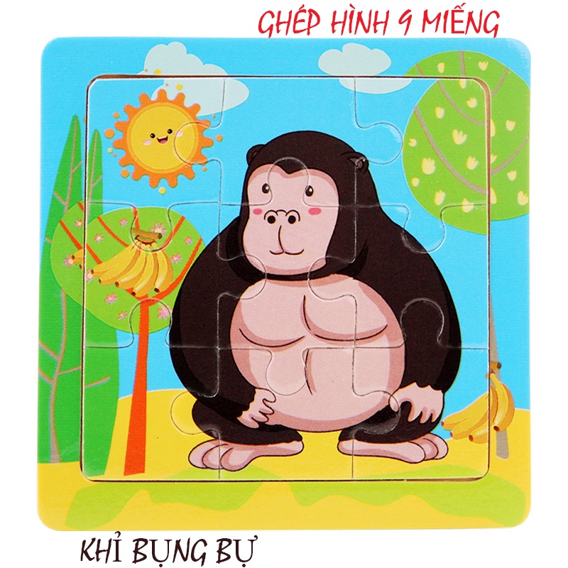 Combo Bộ đồ chơi Vịt leo cầu thang có nhạc và Bảng ghép hình bằng gỗ cho bé