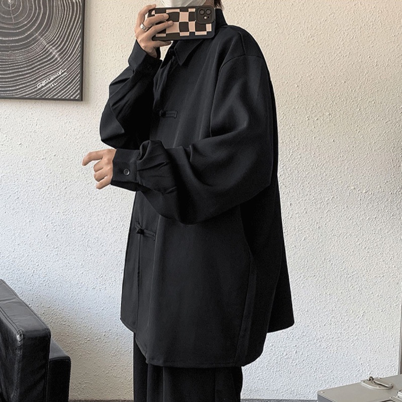 Áo Sơ Mi Dài Tay Phong Cách Retro Cao Cấp Cho Nam