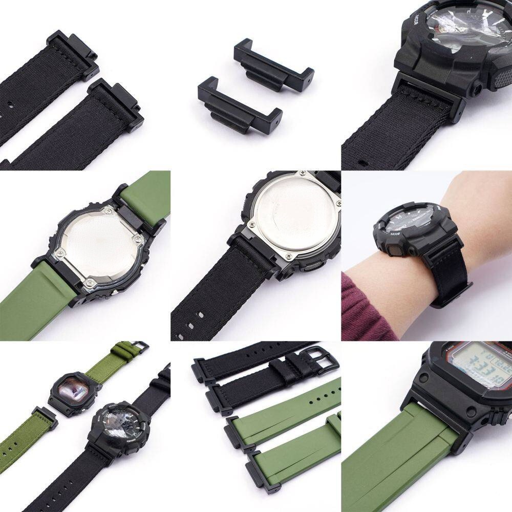 Dây Đeo Nhựa Kết Nối Cho Đồng Hồ Casio G-SHOCK D5600 GA110 GMA-S110 G-8900 GW-M5610 16 * 22mm YIFILM