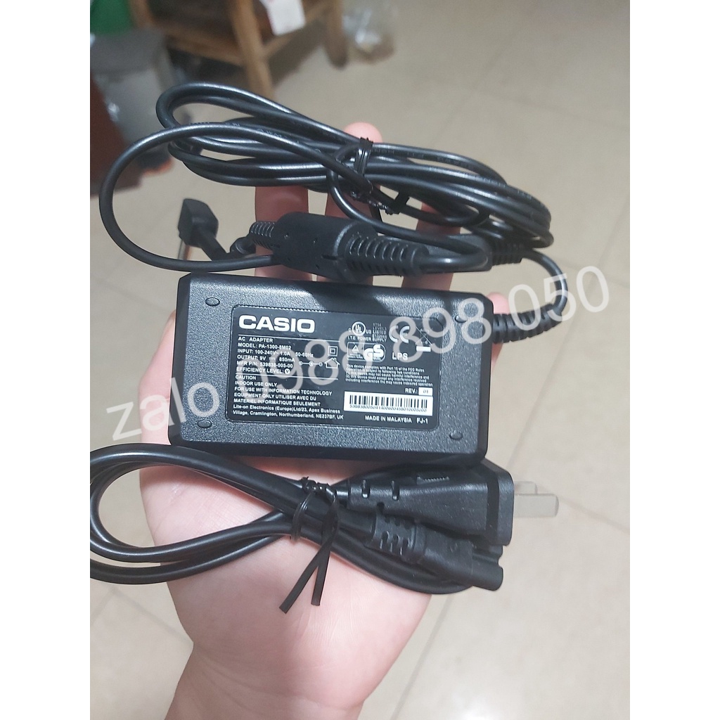 Adapter for Casio SA-35 SA-39 SA-45 SA-65 SA-67 SA-75 PT-180 Casiotone ToneBank Keyboard Power Supply