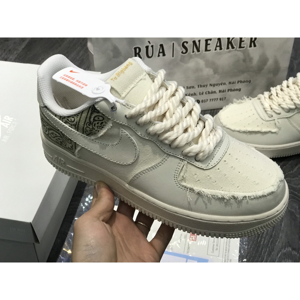 Siêu Phẩm Giày Thể Thao Sneaker A/F1 Big Bag Dây Thừng 2022 Siêu Hot Cao Cấp Ảnh Thật + freeship + Tặng Tất