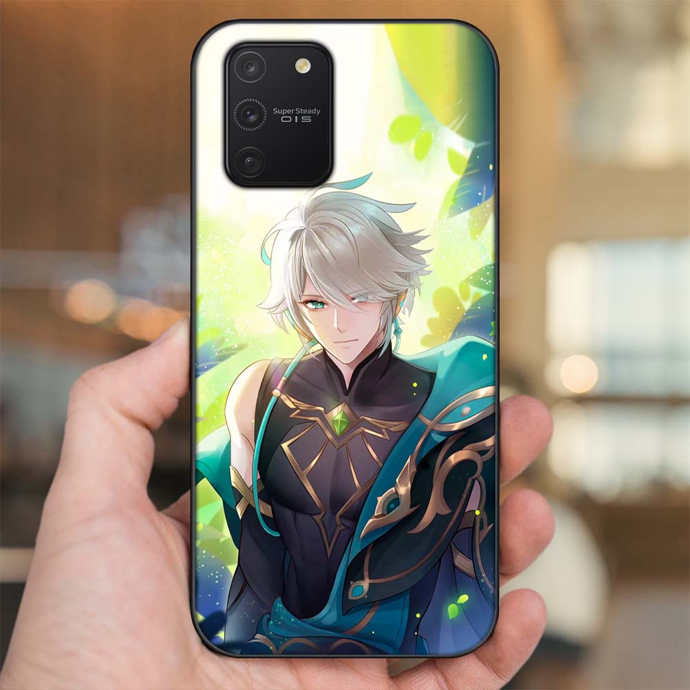 Ốp lưng Samsung S10 Lite viền đen in hình Alhaitham Genshin Impact