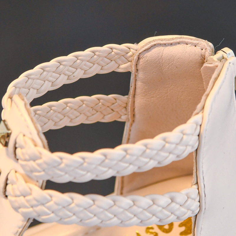 Sandal Hở Ngón Đế Bằng Phong Cách Công Chúa Thời Trang Đi Biển Mới 2023 Dành Cho Bé Gái