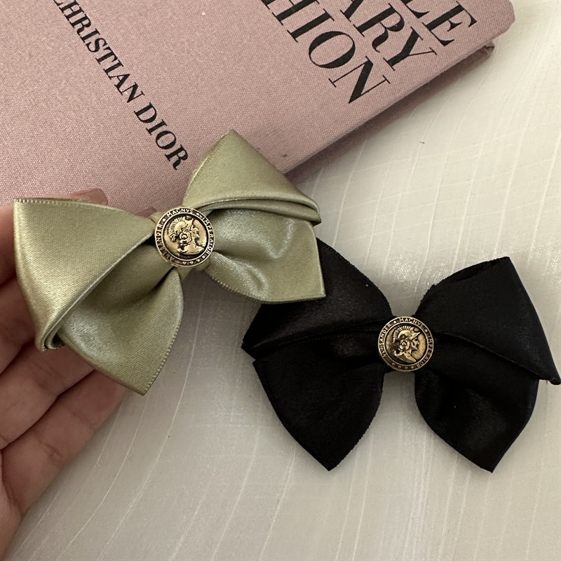 Kẹp Tóc Hình Nơ Phong Cách Retro Thời Trang Mới 2023