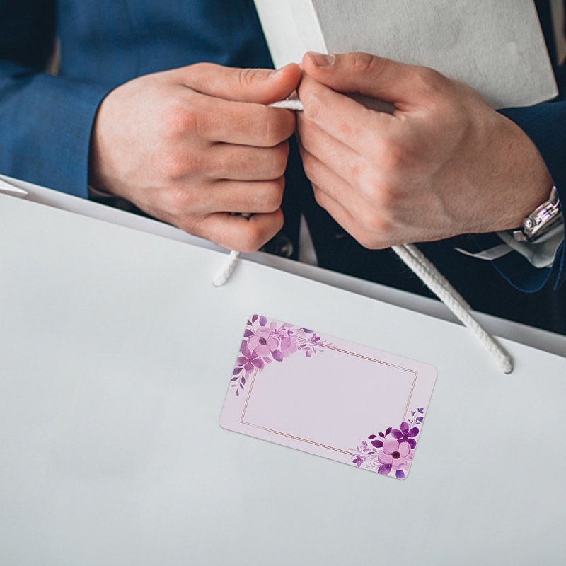 Cuộn 250 Nhãn Dán Ghi Tên Chai Lọ Thức Ăn Có Thể Xóa Được DIY Dành Cho Trường Học / Văn Phòng / Tiệc Sinh Nhật