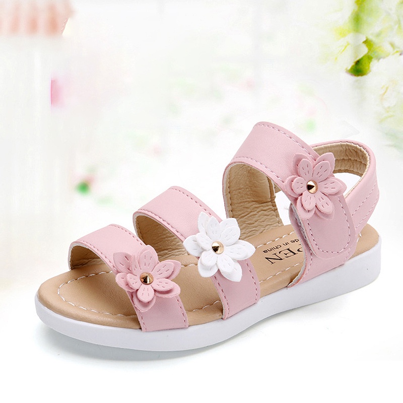 Xăng đan Chống Trượt Trọng Lượng Nhẹ Thoáng Khí Dành Cho Bé Gái Tập Đi Aku