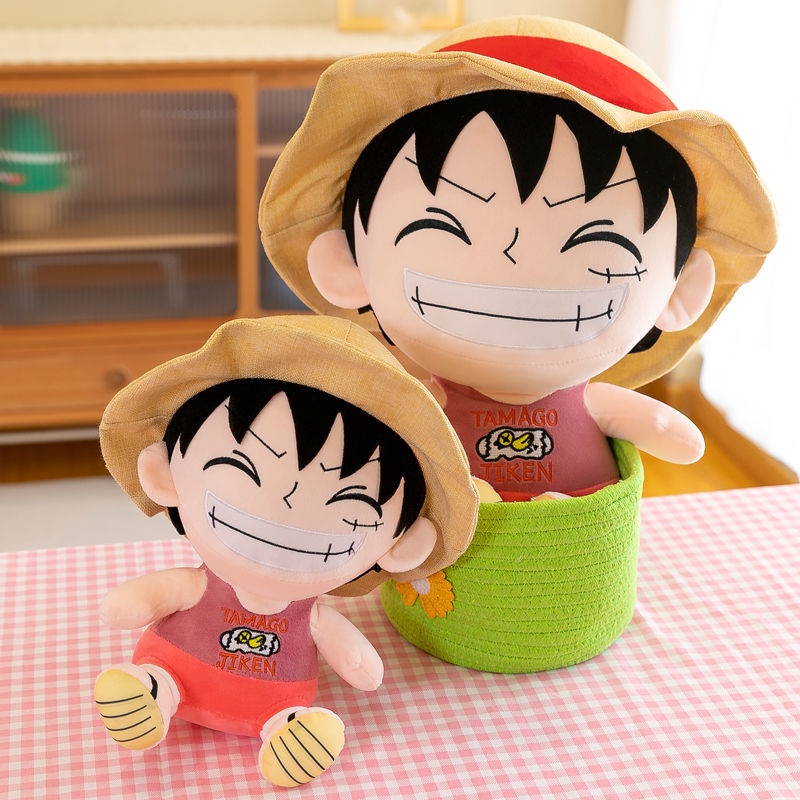 Thú Nhồi Bông Hình Nhân Vật Luffy Trong Phim Hoạt Hình One Piece