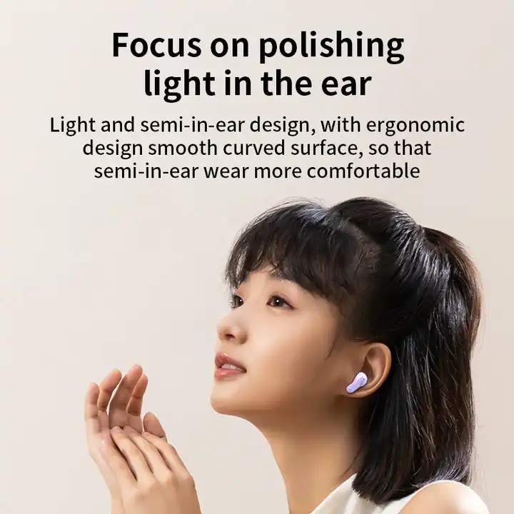 Tai nghe nhét tai không dây TZUZL H68 TWS bluetooth 5.3 màn hình LED kỹ thuật số giảm tiếng ồn