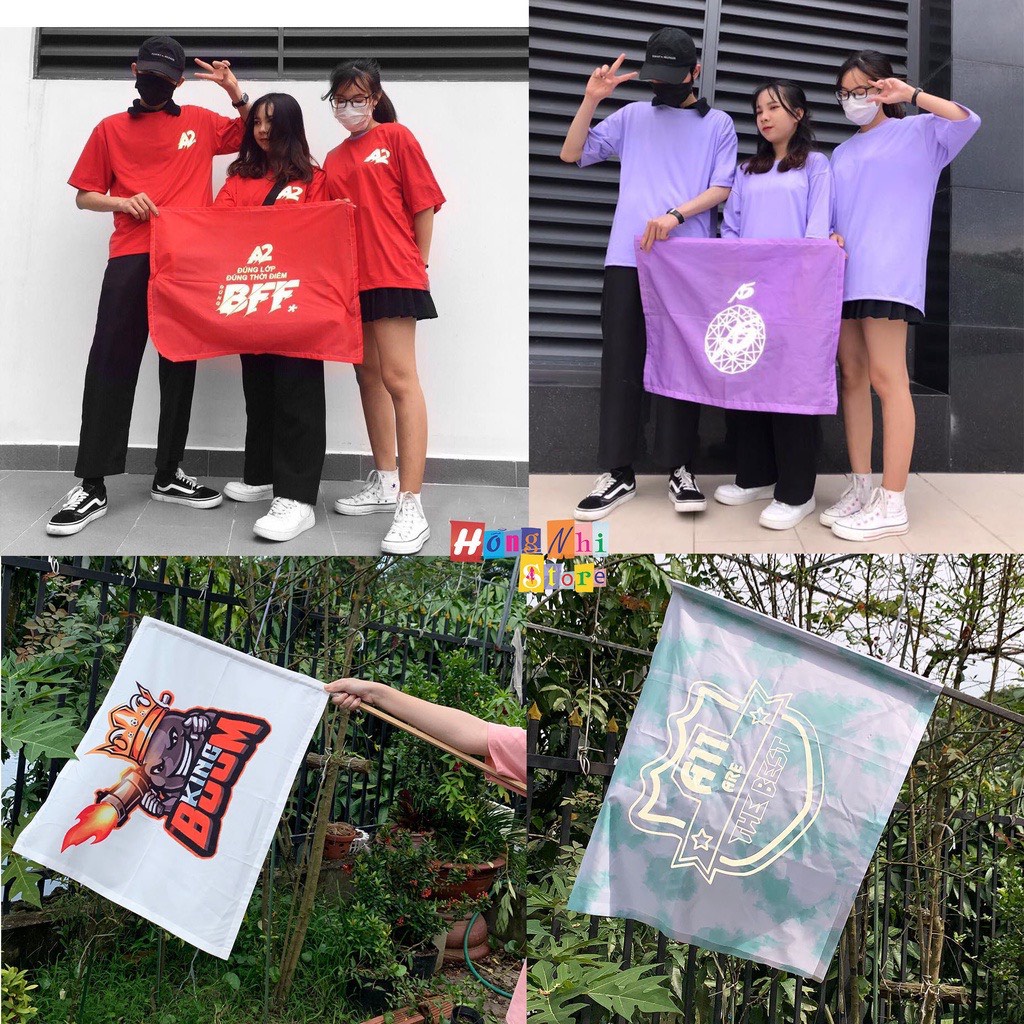 Cờ in theo yêu cầu, đặt in cờ nhóm - Giao Hàng Nhanh