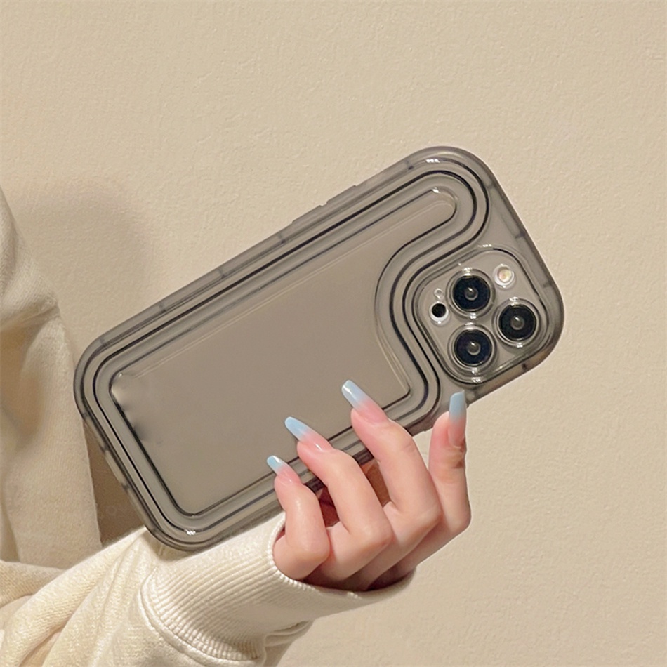 Ốp Điện Thoại Silicon Mềm Màu Kẹo 3D Dễ Thương Cho iPhone 11 12 13 14 Pro MAX + 12 13 11Pro 12Pro 13Pro 7 8 + X XR XS MAX SE 2020