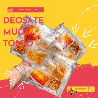   3 Bịch  DẺO SATE MUỐI TỎI BÒ SIÊU NGON - BÁNH TRÁNG CÔ BÉ 